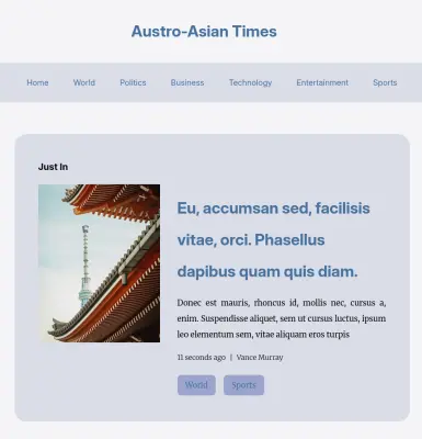 News Website